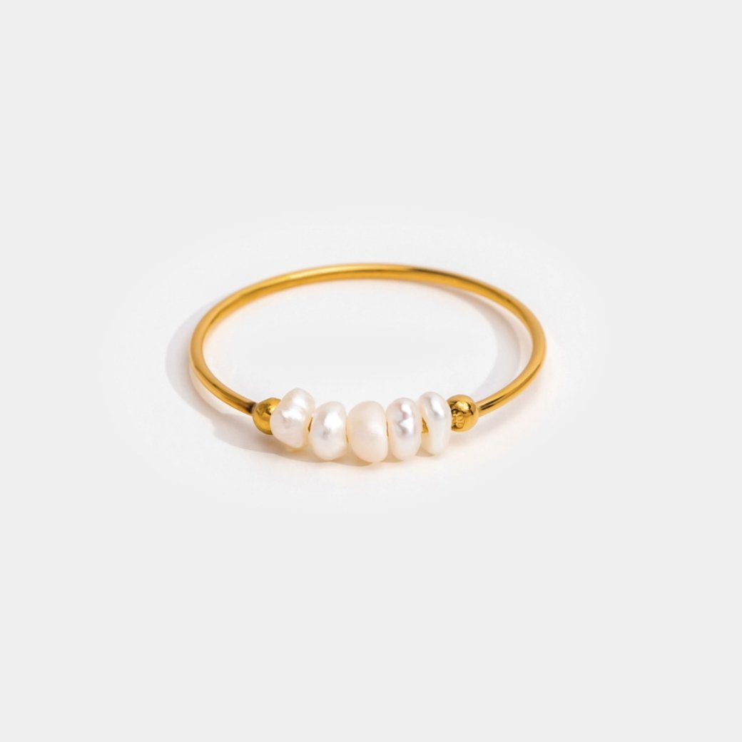 Grace - Anello in perle d'acqua dolce