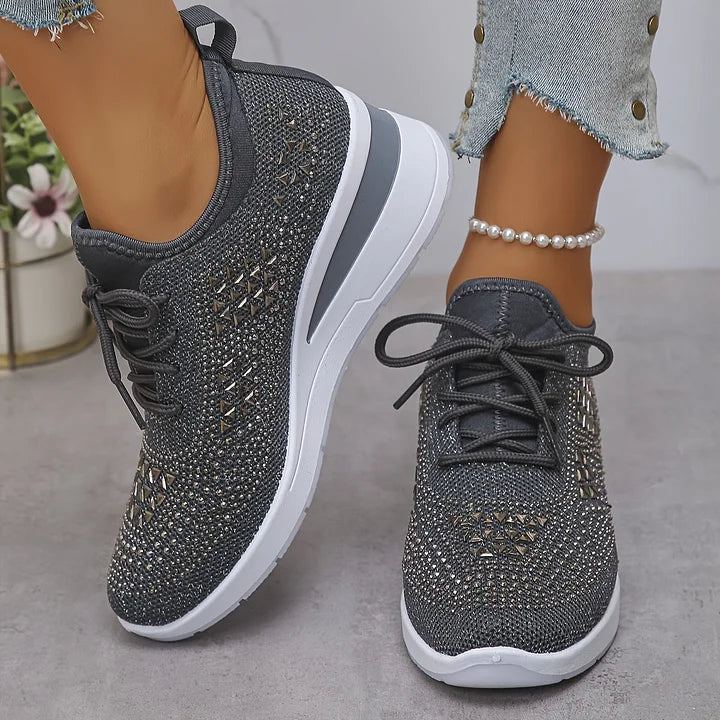 ALINA | SNEAKERS ORTOPEDICHE SCINTILLANTI E ULTRA CONFORTEVOLI