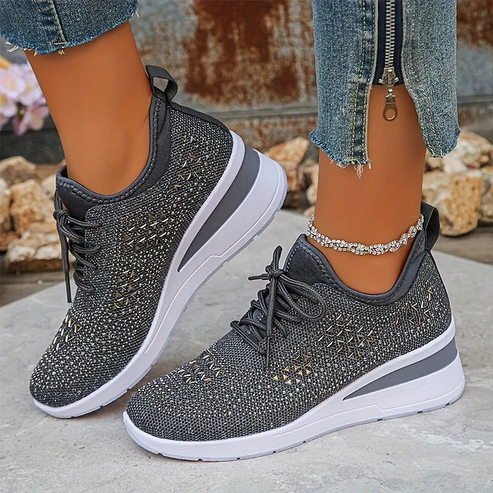 ALINA | SNEAKERS ORTOPEDICHE SCINTILLANTI E ULTRA CONFORTEVOLI