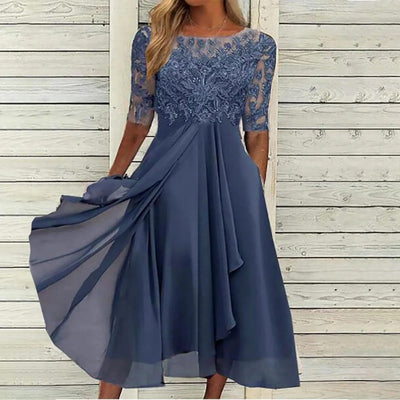 Taryn® | Abito midi in pizzo elegante