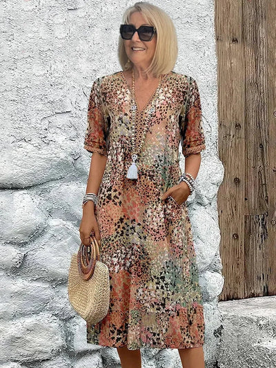 Federica™ | Abito leggero con scollo a V