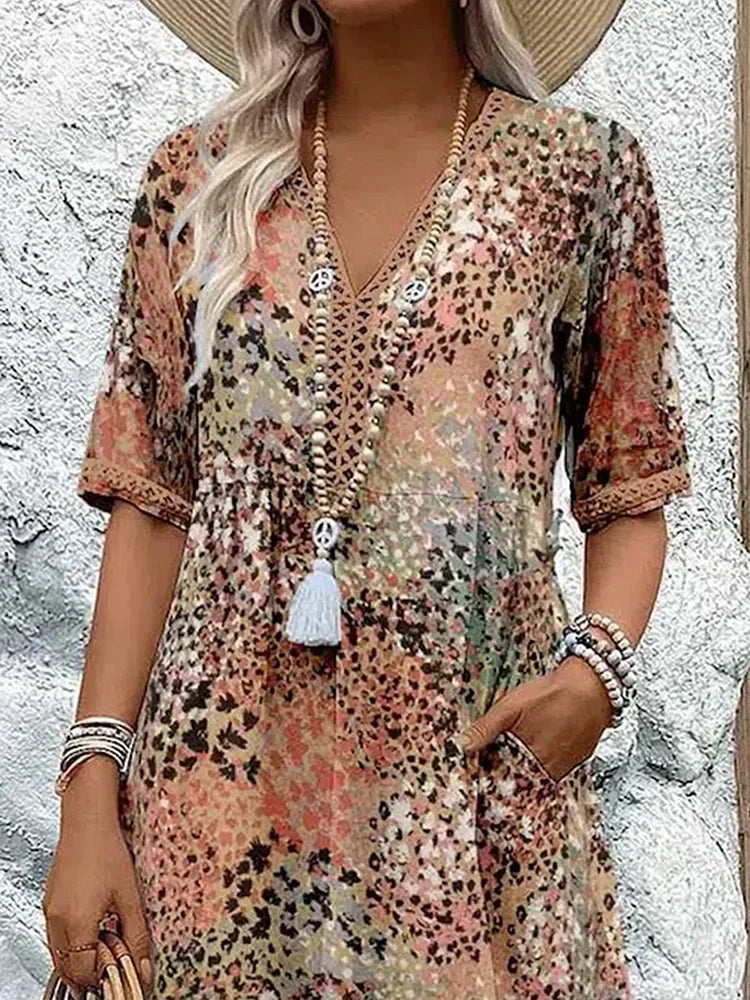 Federica™ | Abito leggero con scollo a V