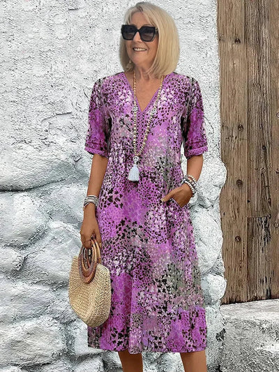 Federica™ | Abito leggero con scollo a V