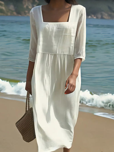 Lucilla | Abito per Eleganza Naturale e Leggerezza Estiva