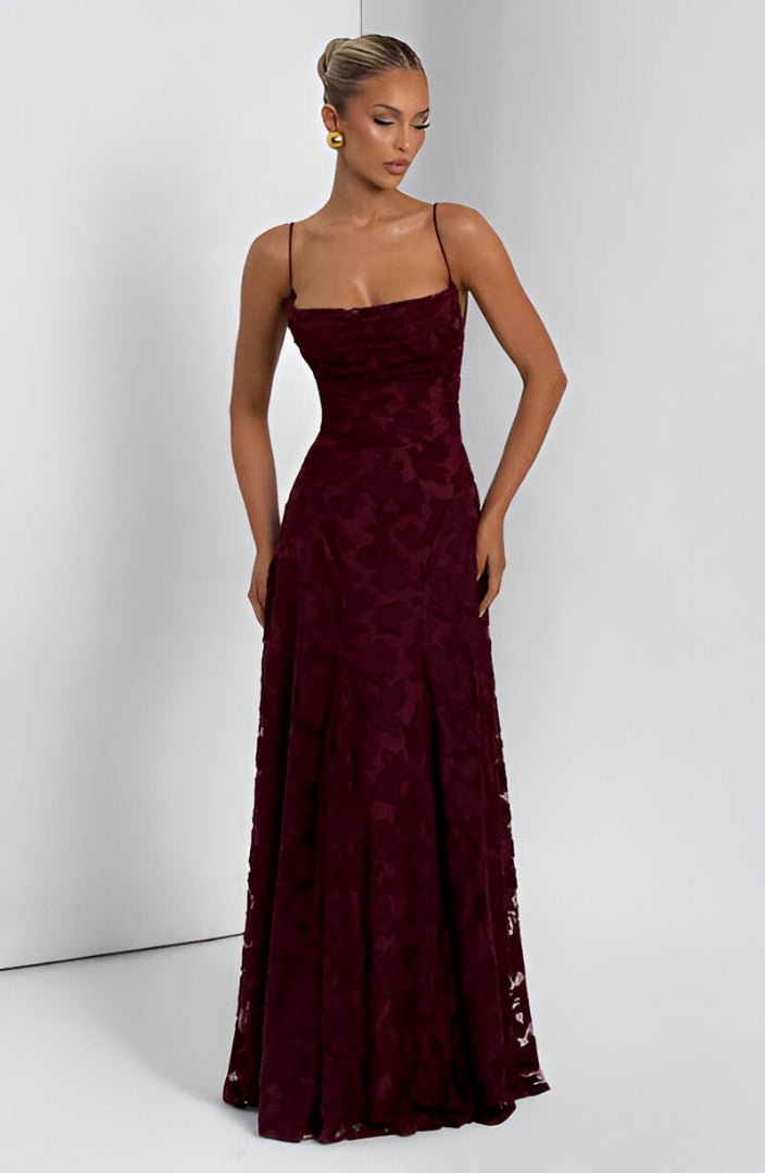 Francesca | Abito maxi in pizzo