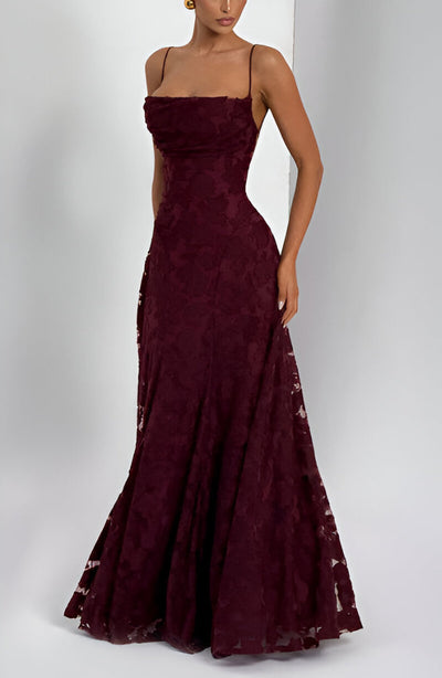 Francesca | Abito maxi in pizzo