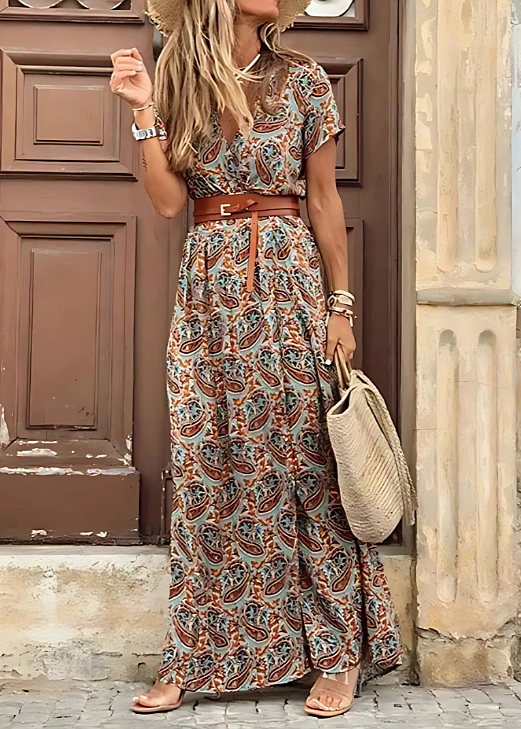 Alessia | Abito maxi boho leggero
