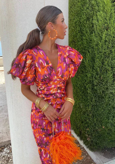 Arielle™ | Abito Midi Elegante e Vivace
