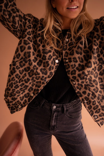 Paulina | Giacca Trendy Leopardata