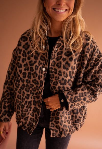 Paulina | Giacca Trendy Leopardata