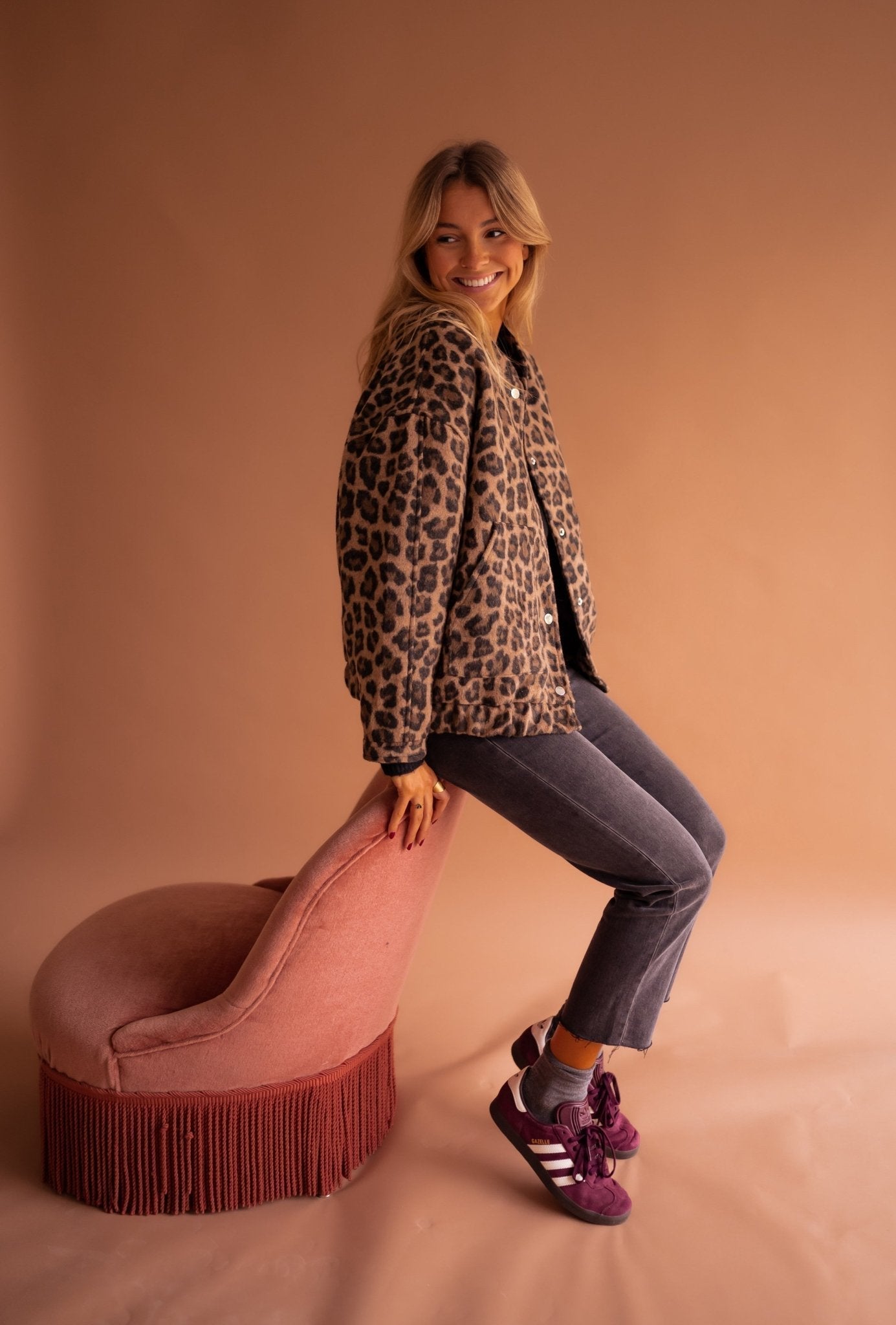 Paulina | Giacca Trendy Leopardata