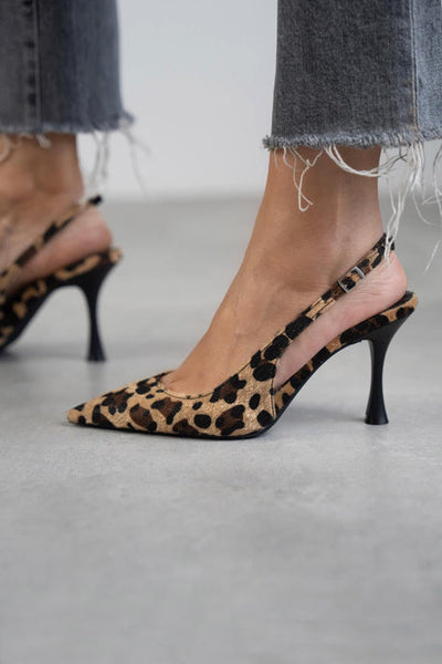 Chiara | Scarpa Leopardo Slingback