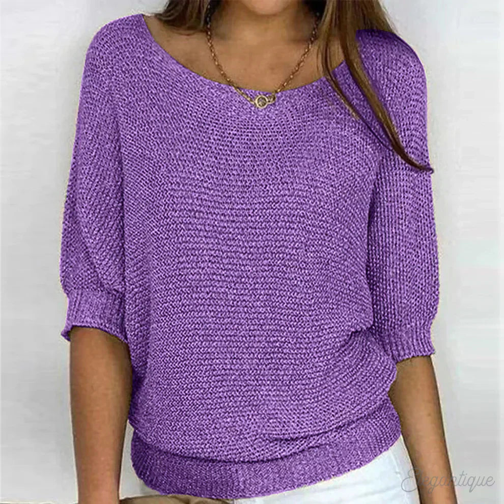 Eunice™ | Top in maglia rilassata