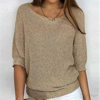 Eunice™ | Top in maglia rilassata