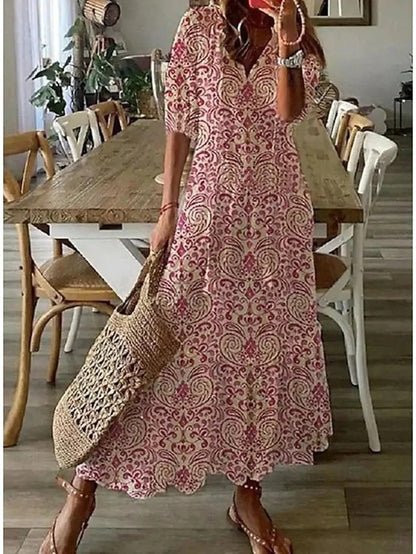 Monica | Vestito Boho Senza Sforzo con Vestibilità Flattering