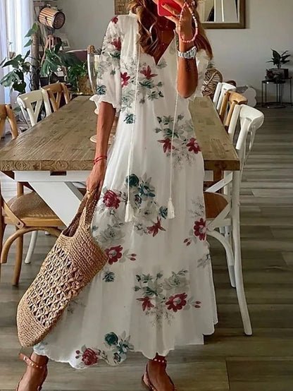 Monica | Vestito Boho Senza Sforzo con Vestibilità Flattering
