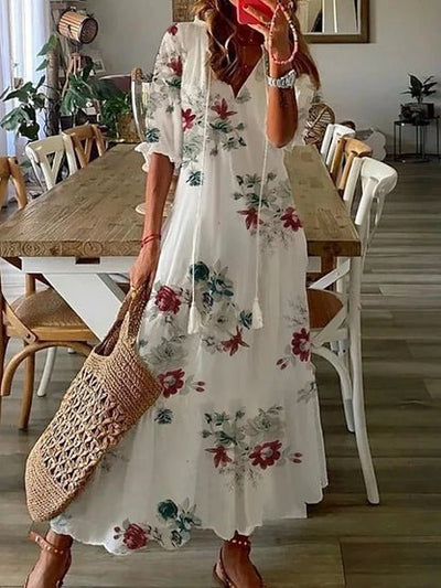 Monica | Vestito Boho Senza Sforzo con Vestibilità Flattering